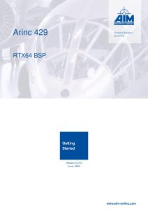ARINC429 RTX64 Getting Started