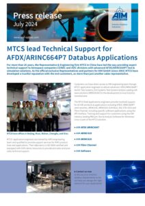 MTCS lead Technical Support for AFDX Databus Applications